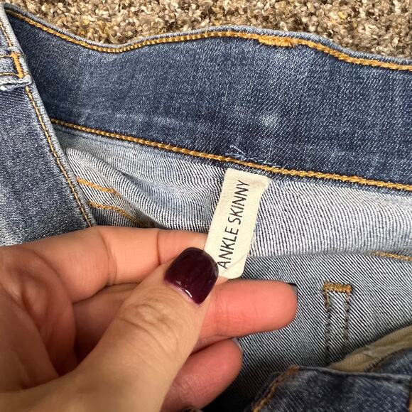 Rag & Bone Mid Rise Ankle Skinny Jeans Size 26 - Picture 8 of 9